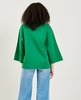 Ganni Isoli Oversized Raglan Sweatshirt - Kelly Green - Thumbnail 4