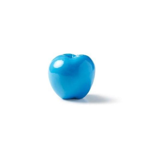Apple Candle, Light Blue Apple Candle, Light Blue