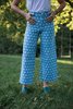 SZ Blockprints Disco Pants - Bagru Shale Blue - Thumbnail 1