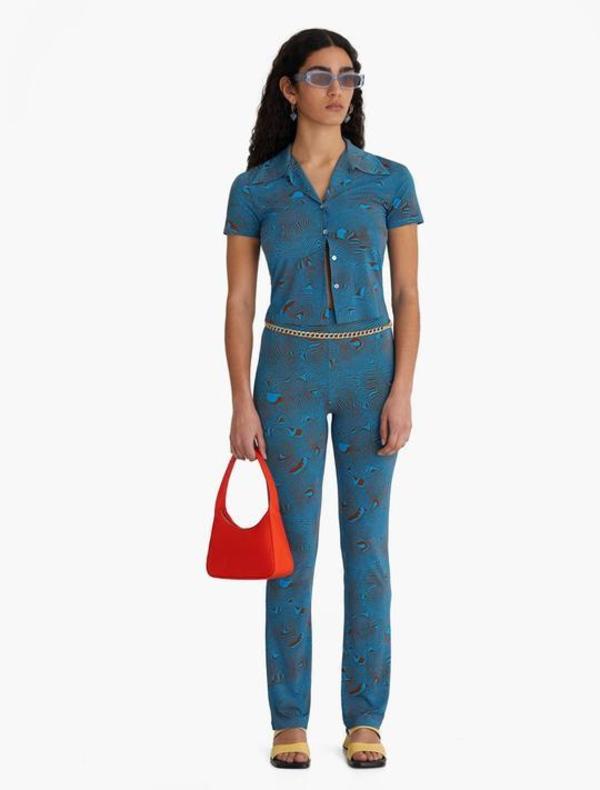 Paloma Wool Lohan Pants - Blue Swirl Paloma Wool Lohan Pants - Blue Swirl