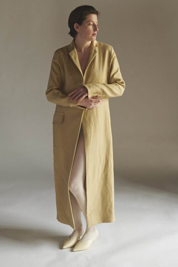 KES Full Length Linen/Silk Coat - Desert (Pre-Order) KES Full Length Linen/Silk Coat - Desert (Pre-Order)