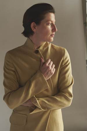 KES Full Length Linen/Silk Coat - Desert (Pre-Order) KES Full Length Linen/Silk Coat - Desert (Pre-Order)