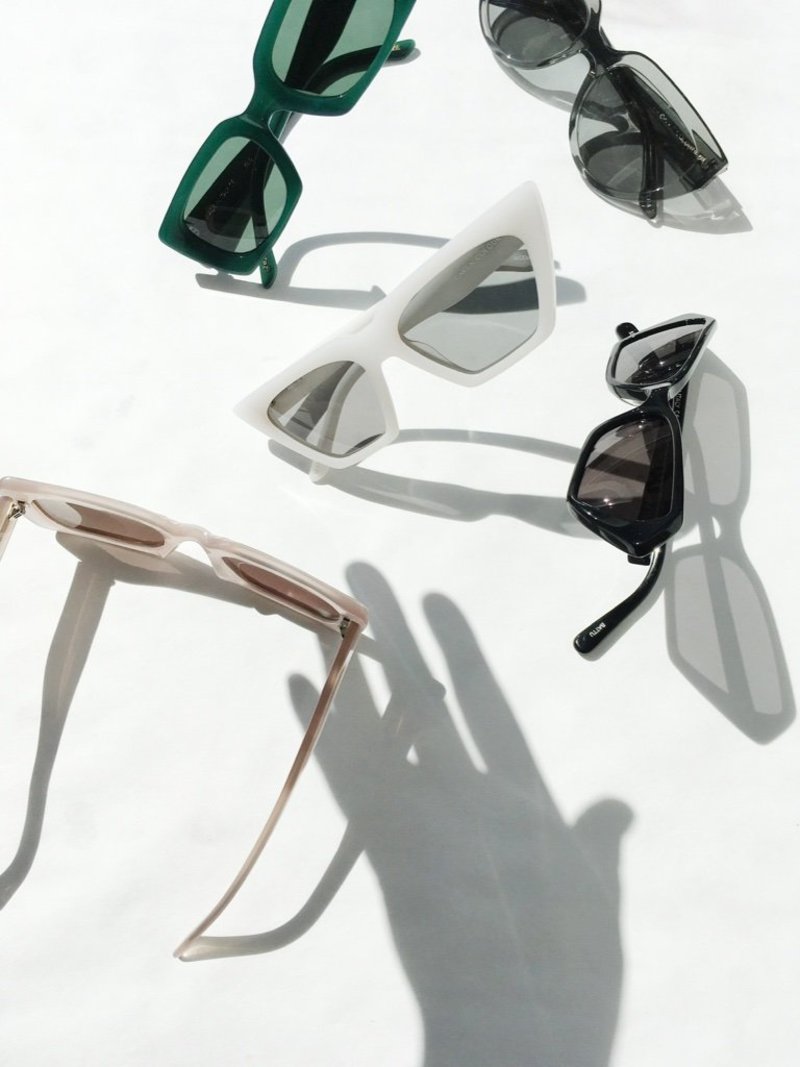 Carla Colour Stella Sunglasses CARLA COLOUR STELLA SUNGLASSES - SATELITTE/ASH | Garmentory main image 3