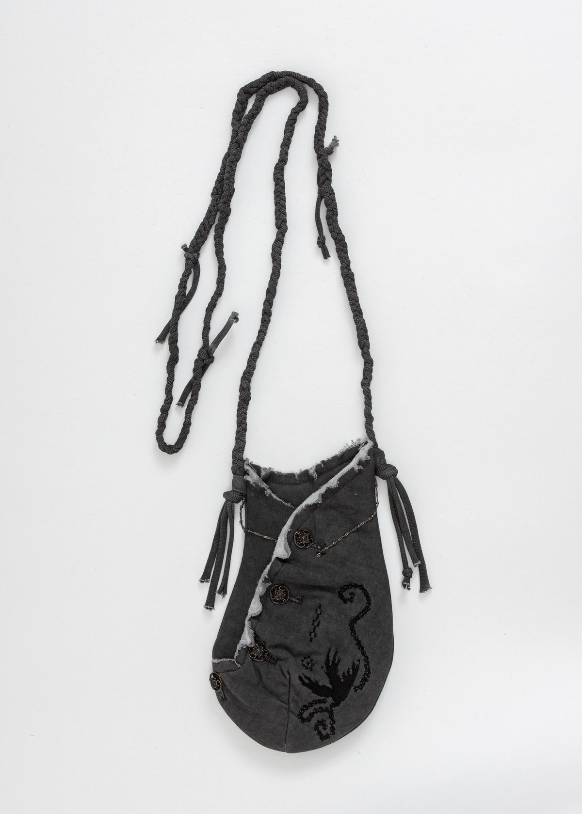 Hyein Seo Jersey Pocket Bag - Grey | Garmentory