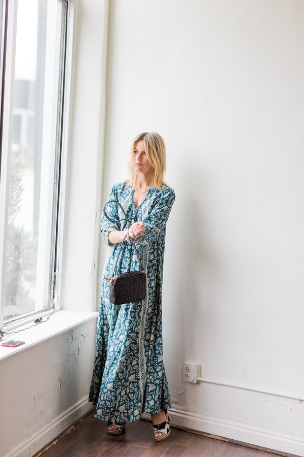 chinese dress ladies NATALIE MARTIN FIORE MAXI WITH SASH ROSE BANDANA main image 0