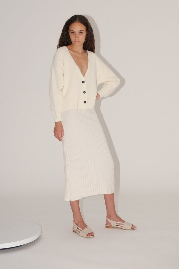 nova cardigan in white nova cardigan in white