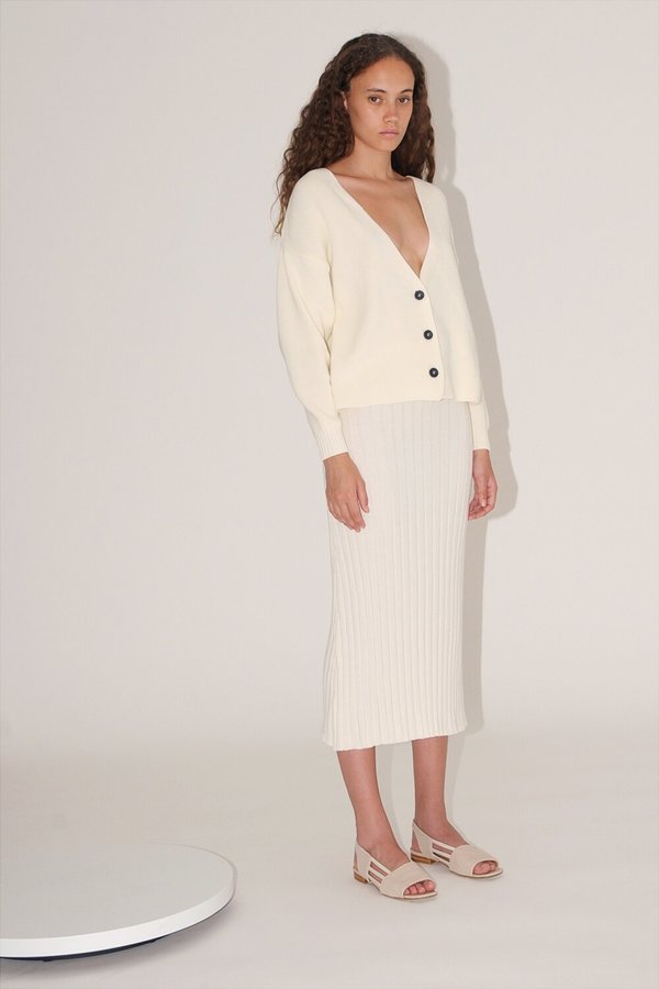 nova cardigan in white nova cardigan in white