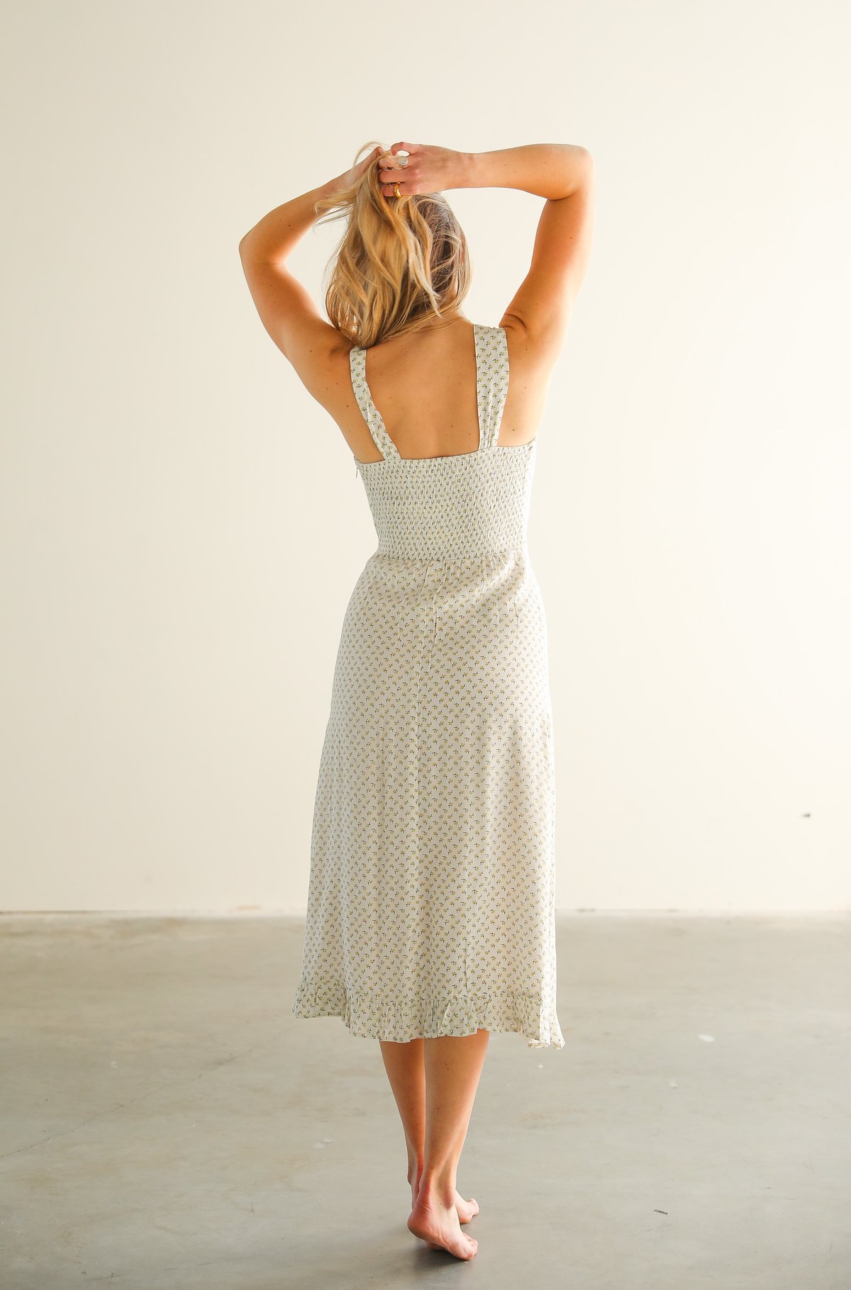 faithfull the brand yasmin midi dress Faithfull the brand Jasmina Midi Dress Astoria Floral Print