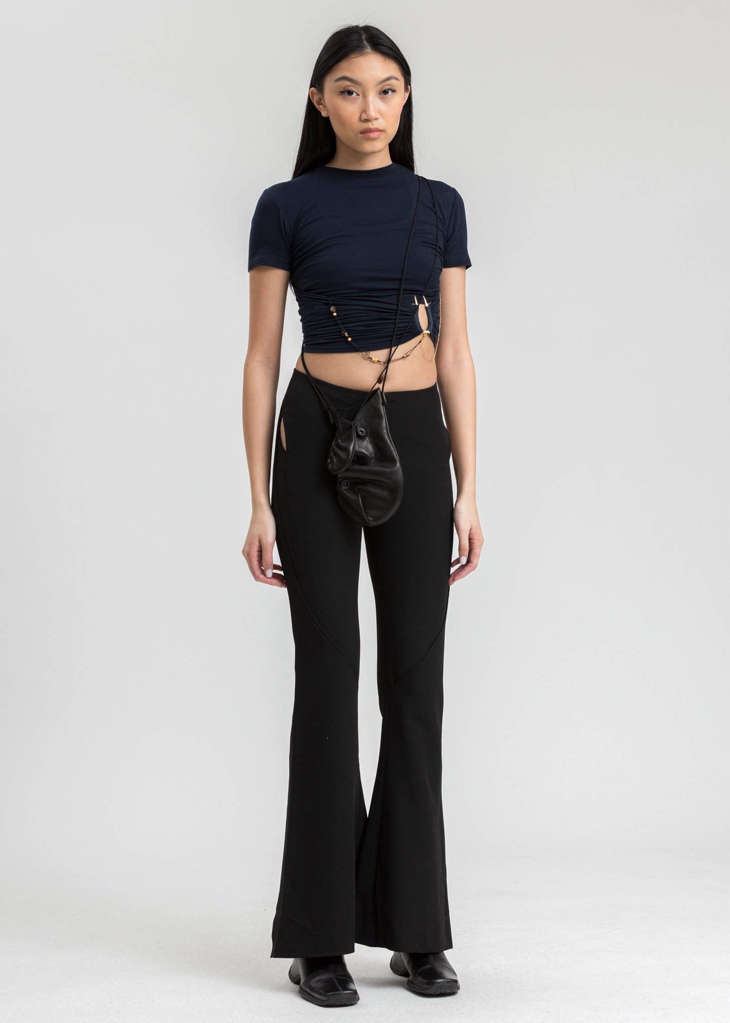 Hyein Seo Lotus Pant - Black | Garmentory