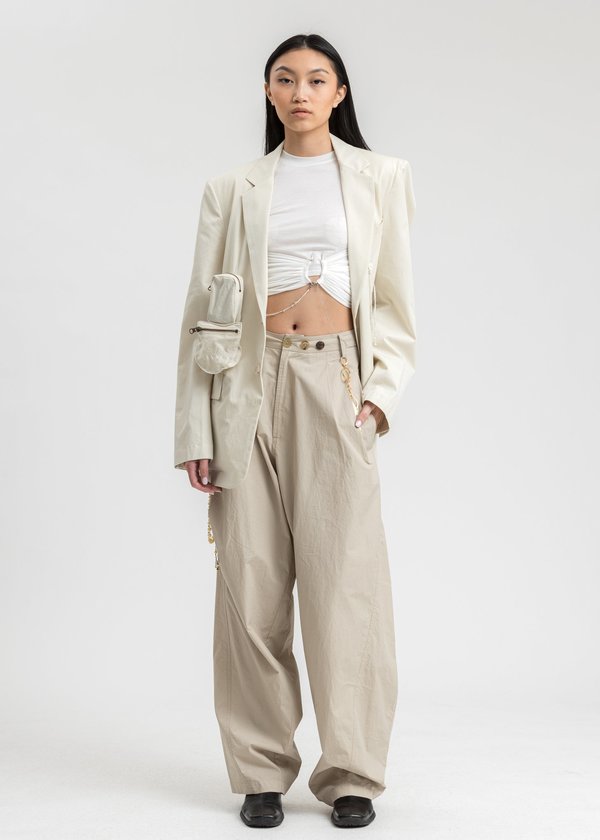 Hyein Seo Detachable Jacket - Ivory Hyein Seo Detachable Jacket - Ivory