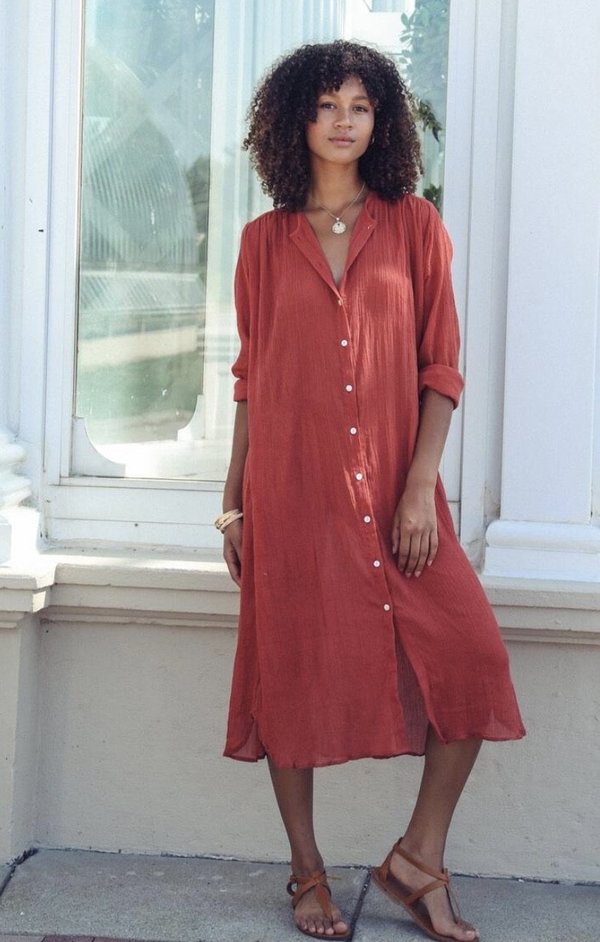 Mille Jasmine Dress - Pompeii Gauze | Garmentory