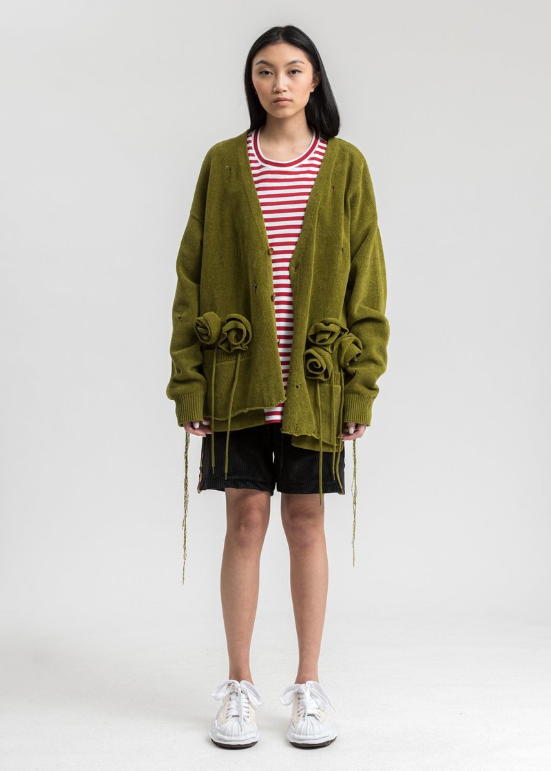 doublet FLOWER CORSAGE CARDIGAN 21SS 【公式通販】