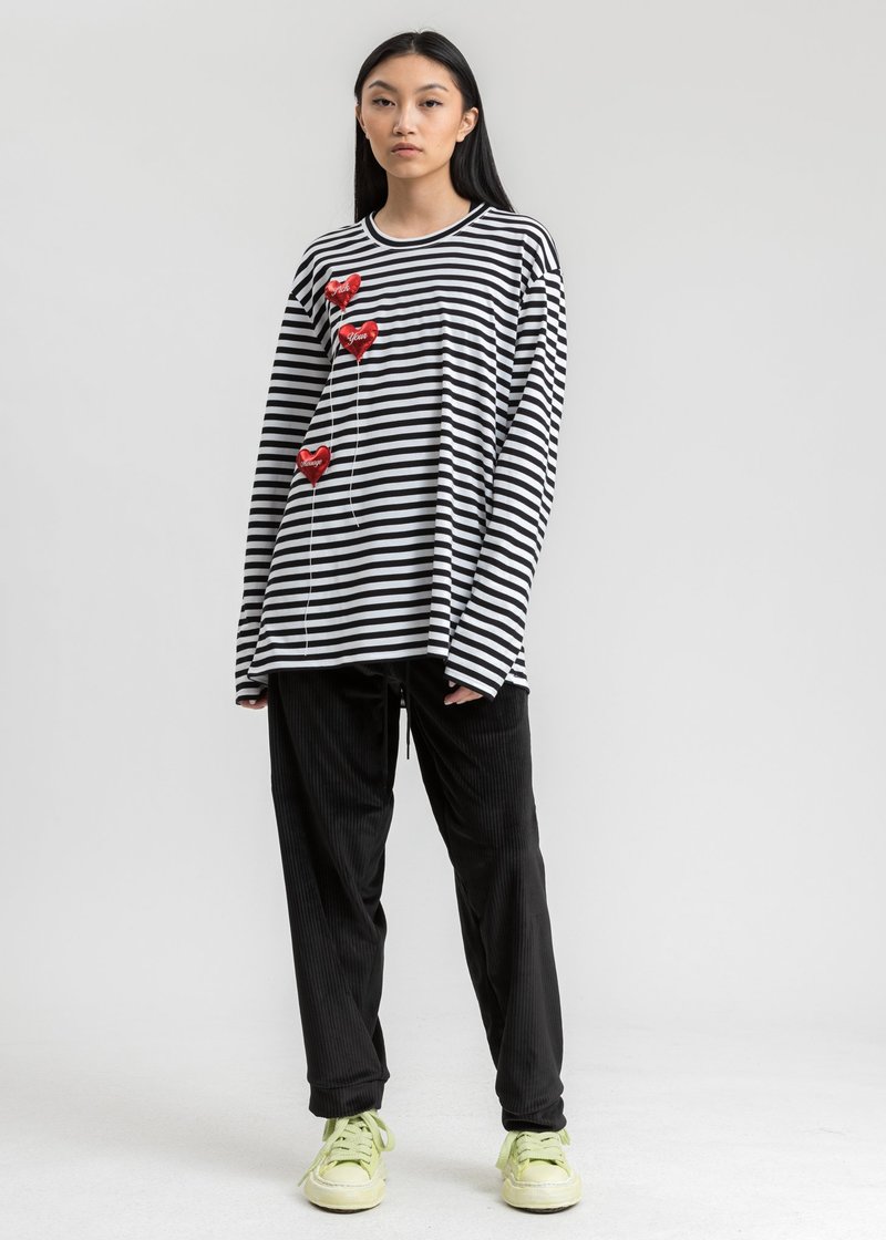 トップス doublet 21ss HAPPY BALLONS STRIPE SHIRT doublet 21ss HAPPY BALLONS STRIPE SHIRT