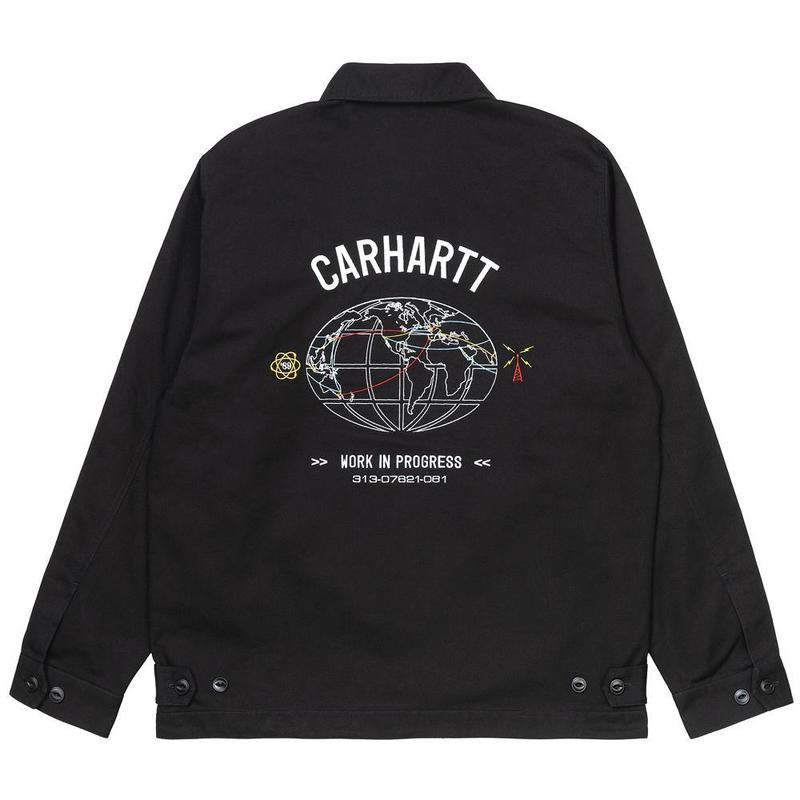 CARHARTT WIP Cartograph Jacket - Black | Garmentory