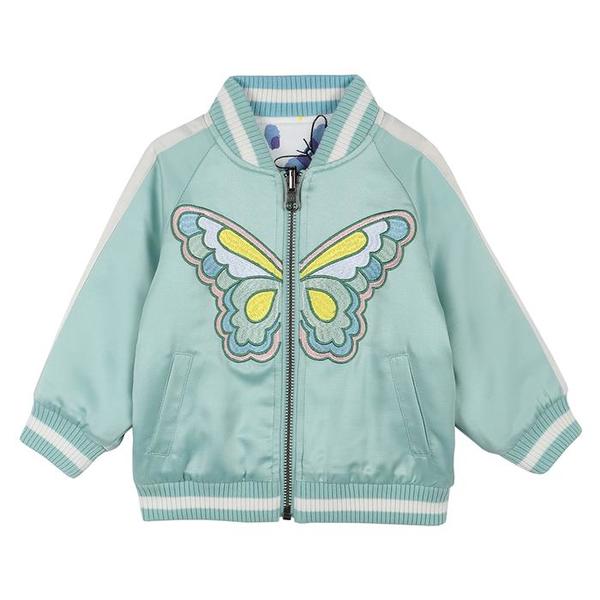 女性が喜ぶ♪ Kids Stella McCartney Bomber Jacket With Butterfly Patch ジャケット・ブルゾン