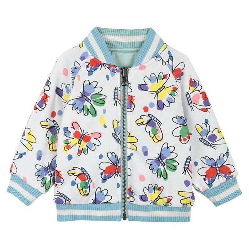 Kids Stella McCartney Bomber Jacket With Butterfly Patch