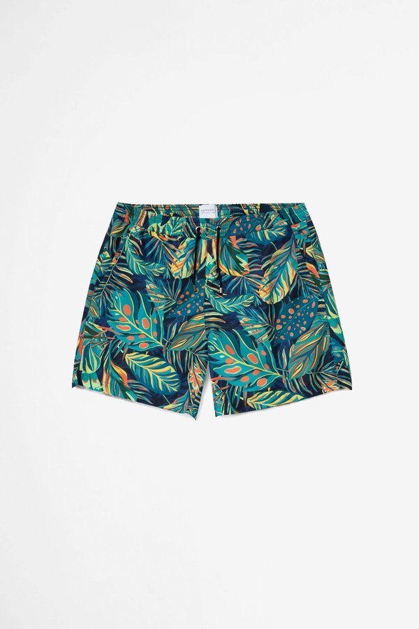 Sunspel Swim Short - Liberty Rainforest Print/Navy Sunspel Swim Short - Liberty Rainforest Print/Navy
