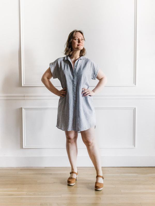 Thread & Supply Crescent Dress - Moonlit Stripe Thread & Supply Crescent Dress - Moonlit Stripe