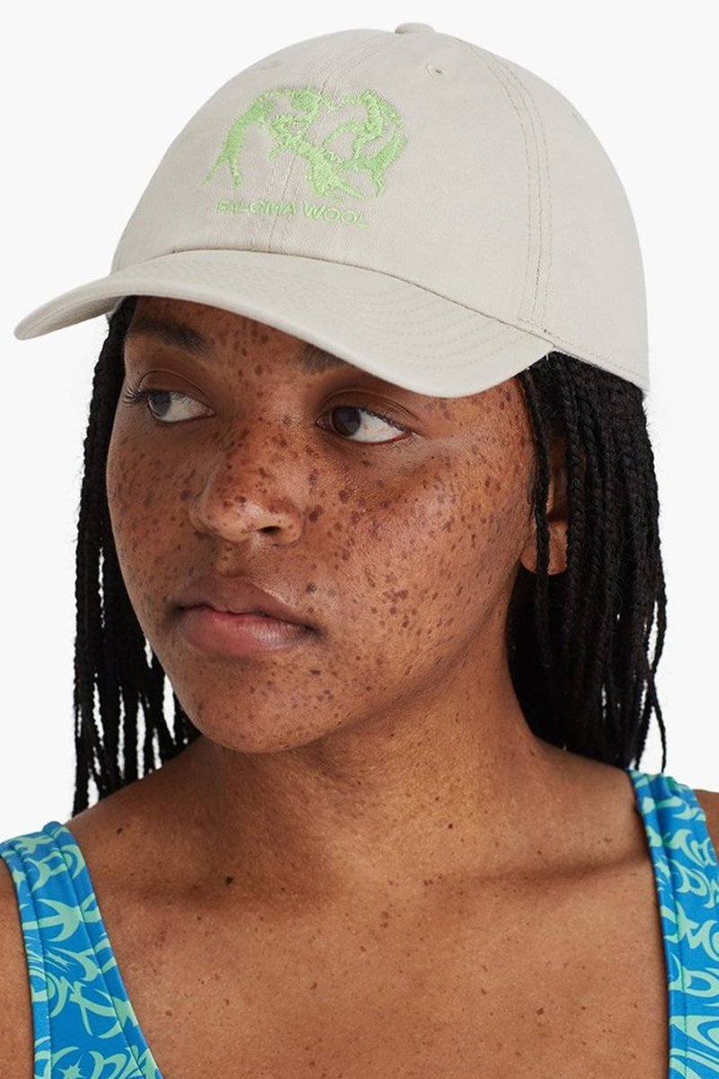Paloma Wool Happy Hour Dance Hat - Ecru/Stone | Garmentory