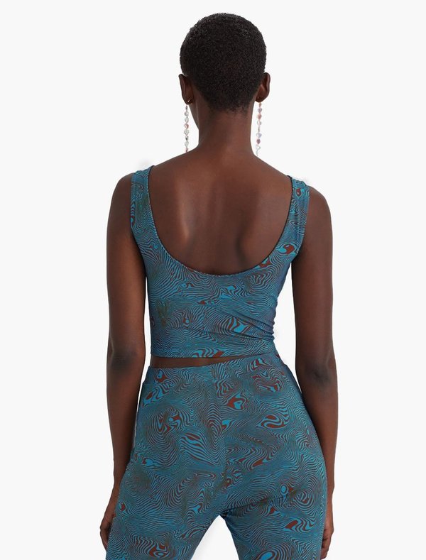 Paloma Wool Luca Top - Blue Swirl | Garmentory