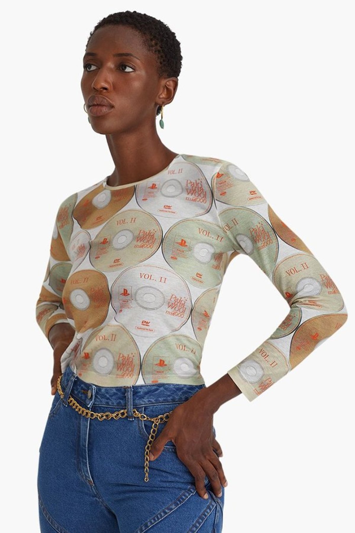 Paloma Wool Rory Top - Ecru/CD Print | Garmentory