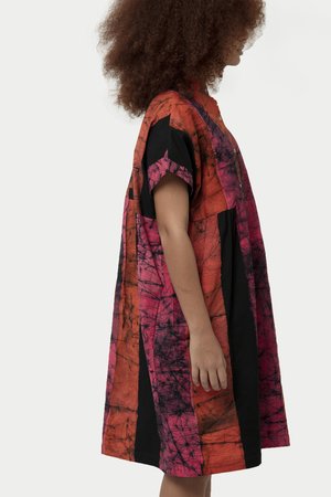 ReRuns Bata Dress in Carmine ReRuns Bata Dress in Carmine