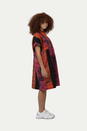 ReRuns Bata Dress in Carmine ReRuns Bata Dress in Carmine