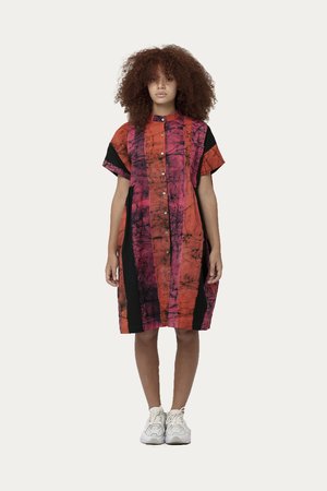 ReRuns Bata Dress in Carmine ReRuns Bata Dress in Carmine