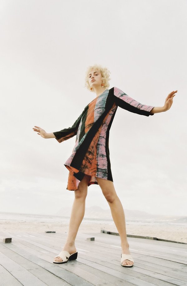 ReRuns Krobo dress in Carmine ReRuns Krobo dress in Carmine