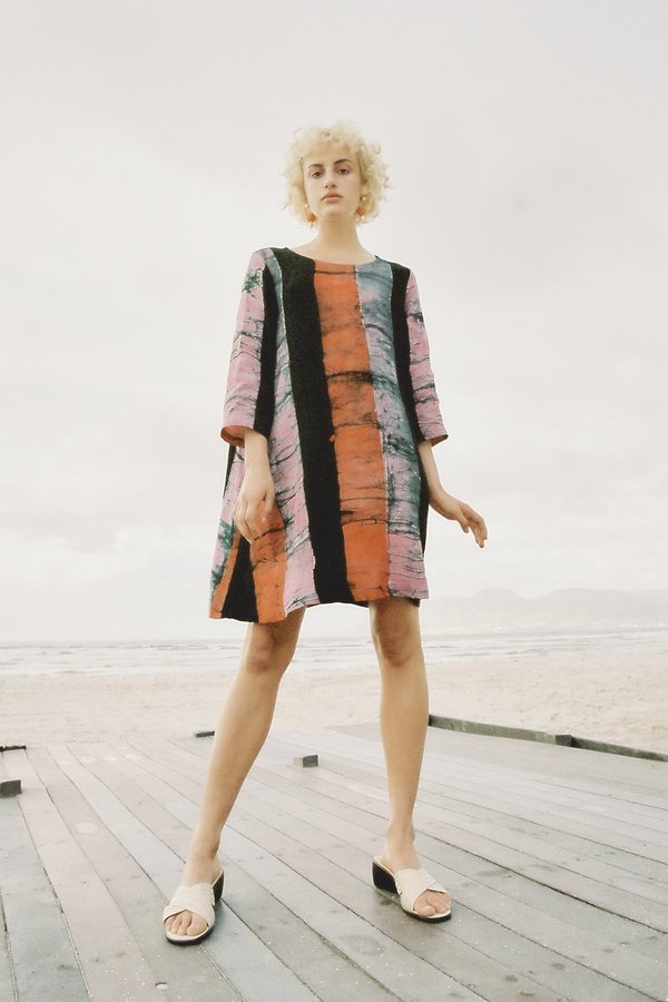 ReRuns Krobo dress in Carmine ReRuns Krobo dress in Carmine