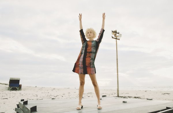ReRuns Krobo dress in Carmine ReRuns Krobo dress in Carmine