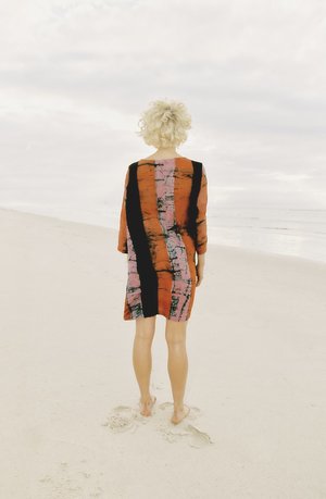 ReRuns Krobo dress in Carmine ReRuns Krobo dress in Carmine