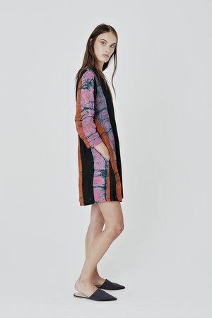 ReRuns Krobo dress in Carmine ReRuns Krobo dress in Carmine