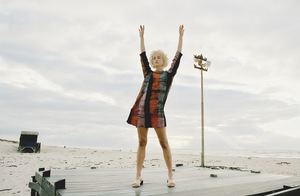 ReRuns Krobo dress in Carmine ReRuns Krobo dress in Carmine