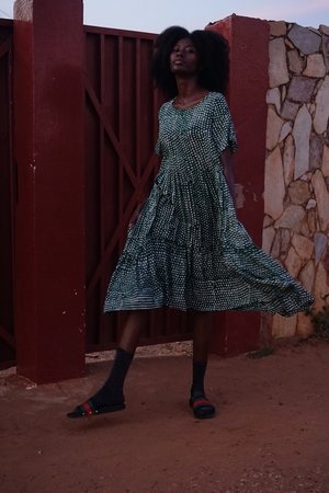 ReRuns Layer Dress in Bullfrog ReRuns Layer Dress in Bullfrog