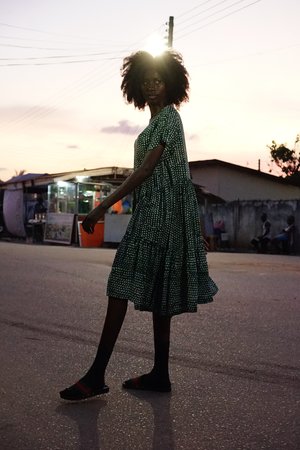 ReRuns Layer Dress in Bullfrog ReRuns Layer Dress in Bullfrog