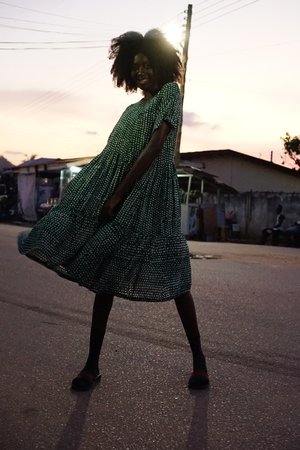 ReRuns Layer Dress in Bullfrog ReRuns Layer Dress in Bullfrog