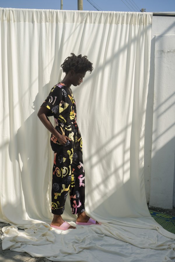 ReRuns Opus Jumpsuit in FunnyFun (repaired rip) ReRuns Opus Jumpsuit in FunnyFun (repaired rip)