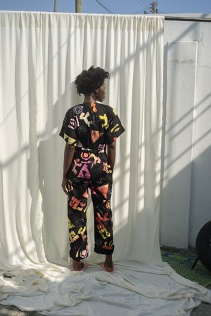ReRuns Opus Jumpsuit in FunnyFun (repaired rip) ReRuns Opus Jumpsuit in FunnyFun (repaired rip)