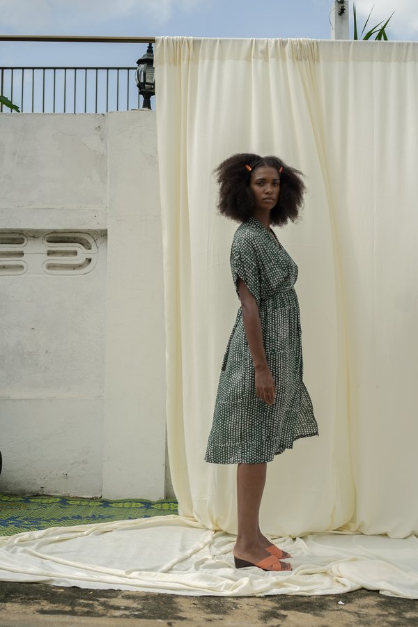 ReRuns Sampa Dress in Bullfrog ReRuns Sampa Dress in Bullfrog
