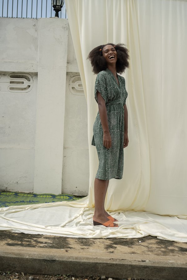 ReRuns Sampa Dress in Bullfrog ReRuns Sampa Dress in Bullfrog