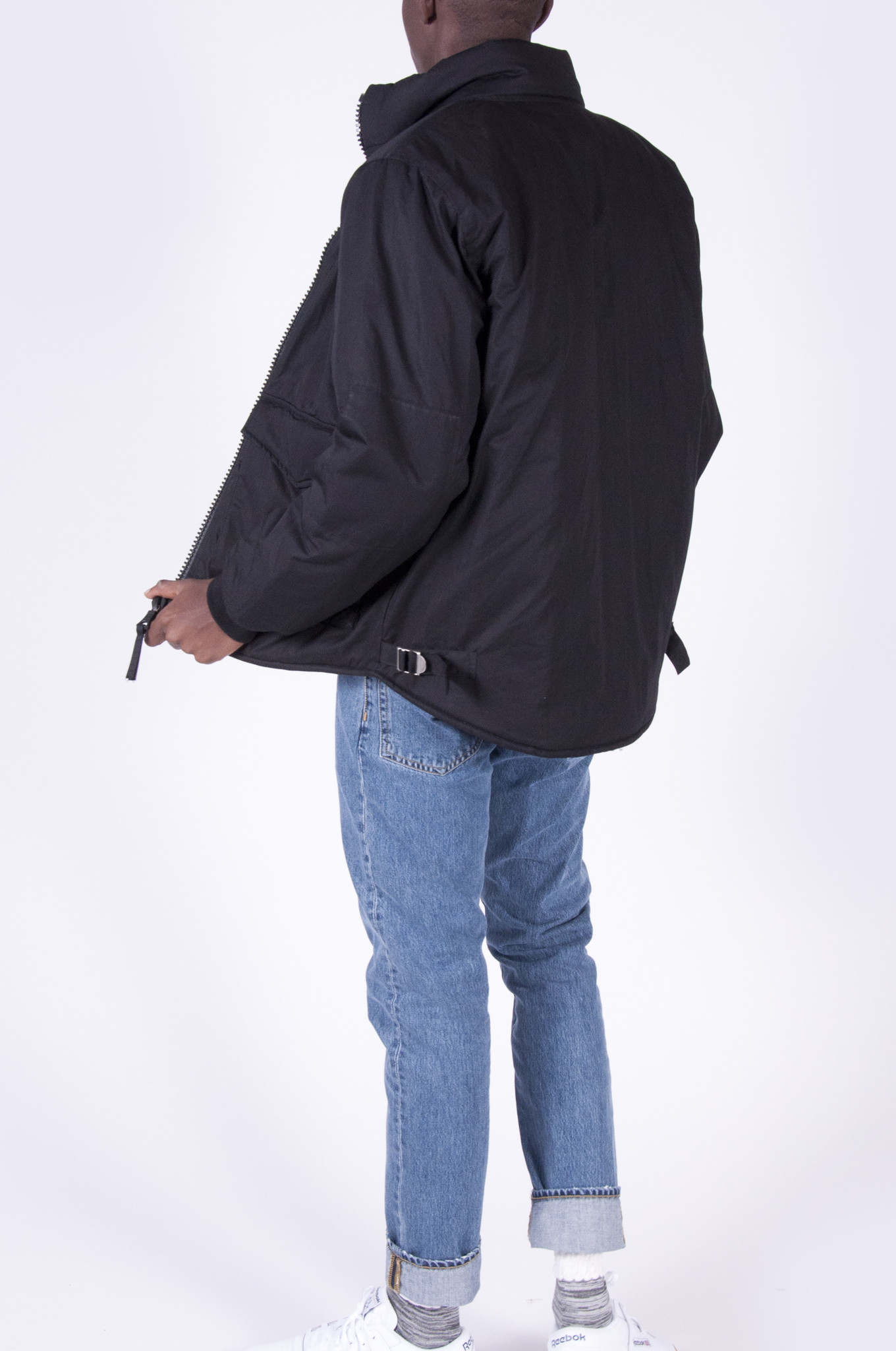 Our Legacy Puffed Funnel Jacket Washed Black Garmentory