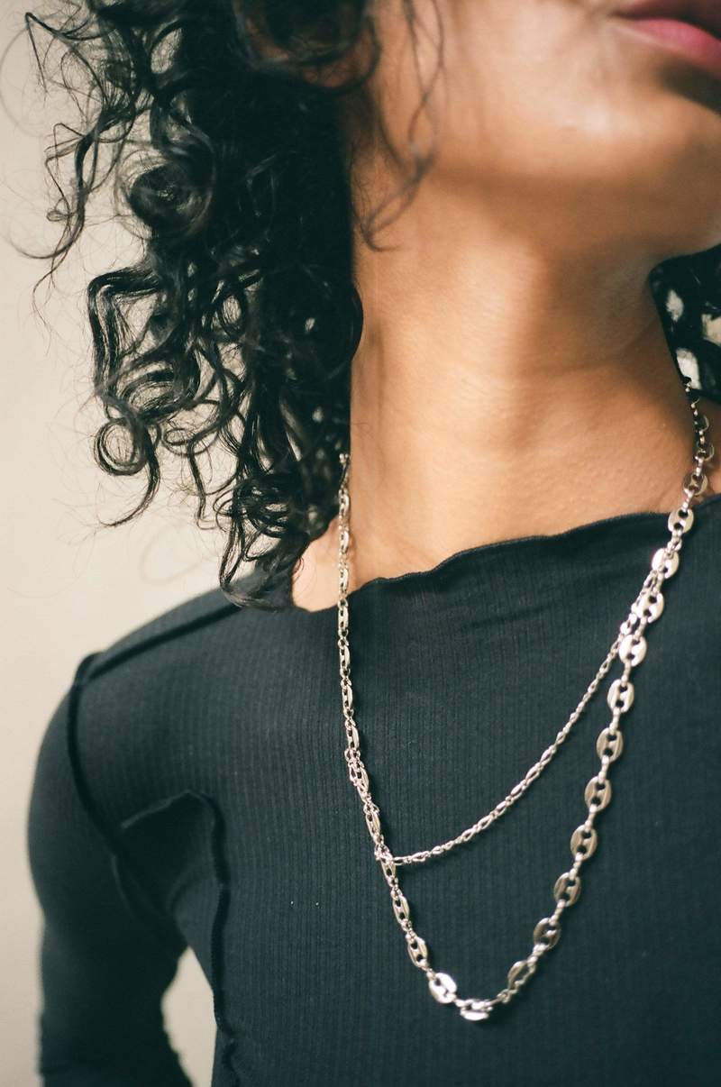 Justine Clenquet Alexis Necklace - brass/palladium | Garmentory