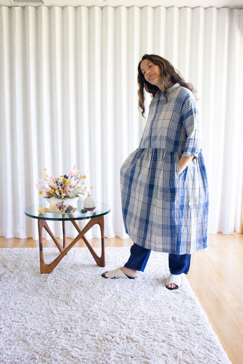 ichiAntiquités Check Sarrouel Pants