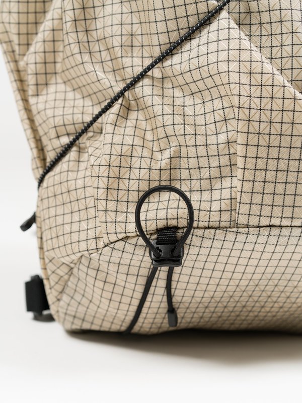 【CAYL】 Gaya Roll Top / Beige (B-Grid Solid) CAYL Gaya Rolltop B-Grid bag - Solid Beige | Garmentory