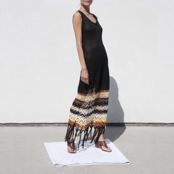 wales bonner crochet dress Wales Bonner Marimba Crochet Dress