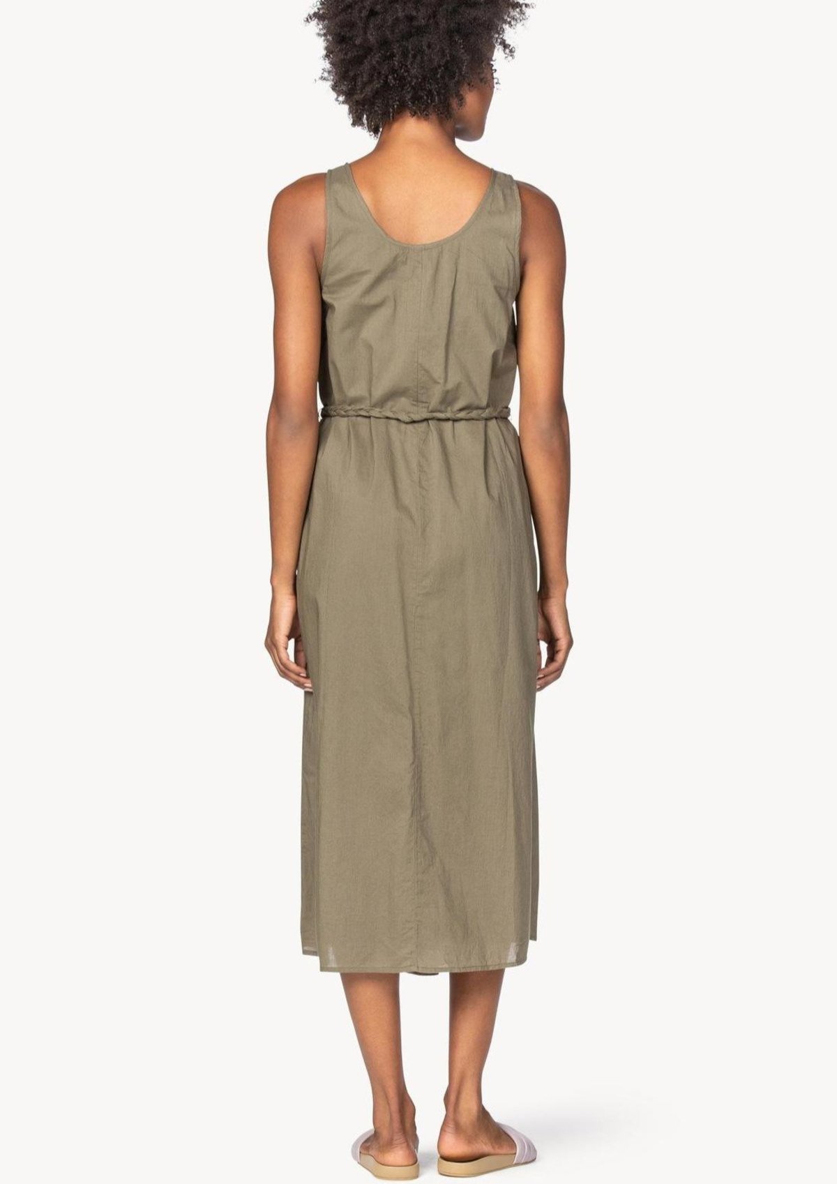 Lilla P. Sleeveless Scoop Neck Dress - Kelp - Image 2 of 4