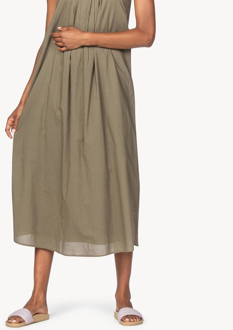 Lilla P. Sleeveless Scoop Neck Dress - Kelp