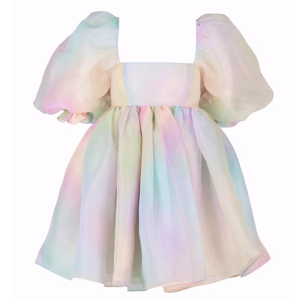 The Puff Dress Short Rainbow The Puff Dress Short Rainbow