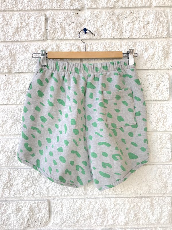 Clare V. Sweatshorts - Light Grey/Mint Opal Jaguar Clare V. Sweatshorts - Light Grey/Mint Opal Jaguar